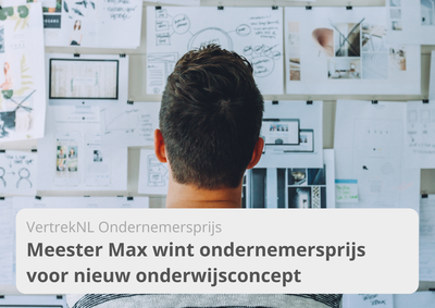 Meester Max wint Vertrek NL Ondernemersprijs 2020